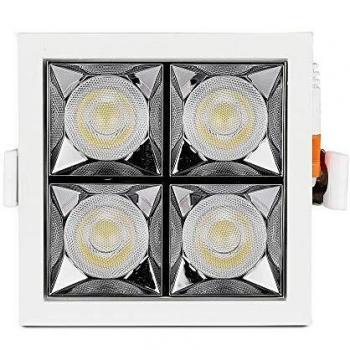 Foco LED Empotrable 16W Chip Samsung 5700K UGR90 Reflector 36°