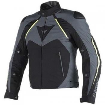 Cazadora Dainese Hawker D-Dry negro / ebony / amarillo fluor
