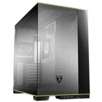 Torre E-ATX Lian Li O11D EVO RGB Lamborghini Black, Cristal Templado, USB 3.0, color negro, edición limitada Automobili Lamborghini, diseño de Midi-Tower con 455 mm de espacio libre