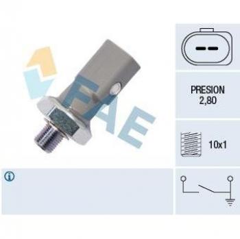 FAE Sender Unit, Presostato de aceite 12855, tipo: sensor de presión de aceite, características: compatible con varios modelos de vehículos, rango de presión específico, construcción duradera y resistente a altas temperaturas