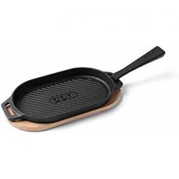 Ooni Cast Iron Grizzler Pan - Cast Iron Pan - Cast Iron Griddle - Ooni Cast Iron Grizzler - Ooni Pizza Oven Accessories
