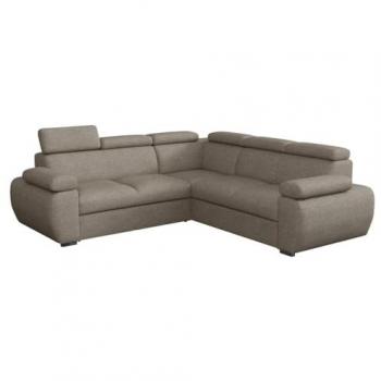 Sofá rinconero Columbus 215 con función de descanso y caja de ropa de cama, 260x260x85cm