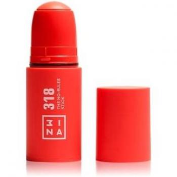 3INA The No-Rules Stick Multipurpose Eye, Lip and Cheek Pencil shade 318 - Coral 5 g