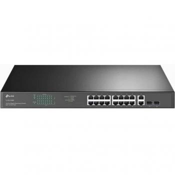 TP-LINK TL-SG1218MP 18-Port Gigabit Unmanaged PoE+ Rackmount Switch with 16 PoE+ Ports and 2 SFP Slots
