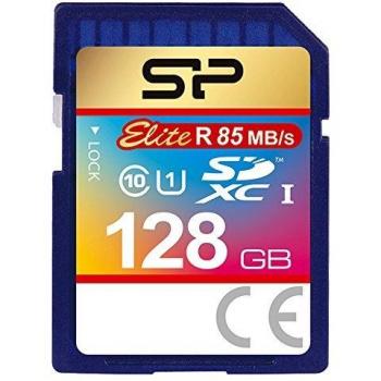 Silicon Power Elite - Tarjeta de Memoria SDHC de 128 GB, Velocidad de Lectura hasta 85 MB/s, Class 10 UHS-1