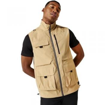 Regatta Men's Water-Repellent Quick-Dry Travel Pack Gilet - Oat Size M