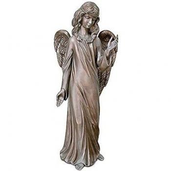 serafinum - Ángel de Bronce, blanco, 58x24x27cm