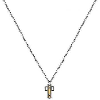 Morellato Men's Gold and 750 Gold Stainless Steel Necklace SATM02