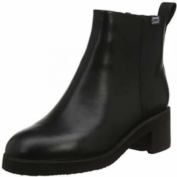 Camper Wonder Women's Black Smooth Leather Ankle Boots Size 38