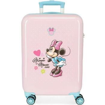 Maleta de cabina Minnie imagine rígida 55 cm rosa