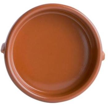 Cazuela de Barro Clásica 30cm Apta para Vitrocerámica, Inducción y Gas - Retención de Calor Natural, Ideal para Cocina Tradicional