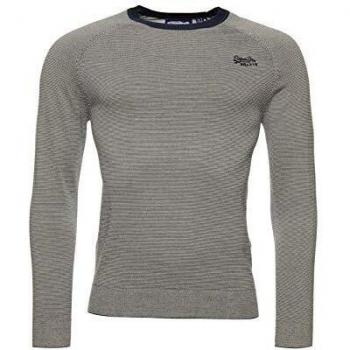 Superdry Hombre Jersey de algodón de la colección Orange Label Feeder Atlántico XXXL