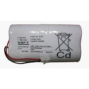 Baterías SAFT 4.8V 4.2Ah 4VNT DL U HC