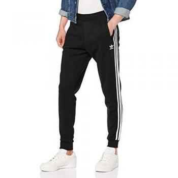 adidas 3-Stripes Pantalón, Hombre, Negro, L