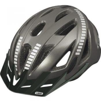 Abus Urban-I V.2 Signal - Casco de Ciclismo Unisex para Bicicleta BMX, Color Gris, Talla L