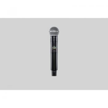 Shure AD2 Wireless Handheld Transmitter with SM58 Microphone Head, X55 Frequency Range (941-960MHz), Color: Black