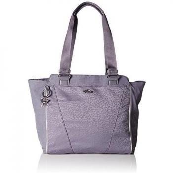 KiplingJULIENE S KT - Bolsa de Hombro Mujer, color Morado, talla 42x29x15 cm