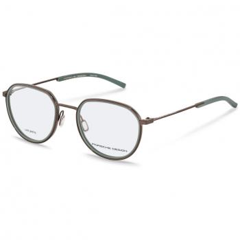 Porsche Design P8740 D000 Men's Eyeglasses Brown Size 53 - Frame Only, Blue Light Block Available