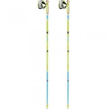 Leki Micro Flash Bastones de Running, Unisex Adulto, Lima, 120 cm