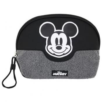 Neceser de Aseo de Viaje Mickey Mouse Negro 100% Poliéster 28 x 19 x 6 cm