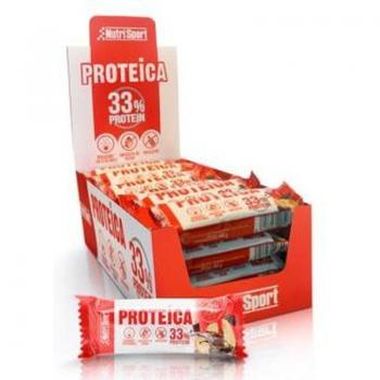 Barrita proteica sabor galleta y chocolate de Nutrisport