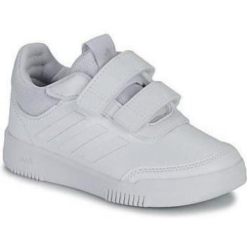 adidas Tensaur Sport 2.0 CF K Zapatillas Casual Blancas para Niños, Cierre de Velcro, Talla 28