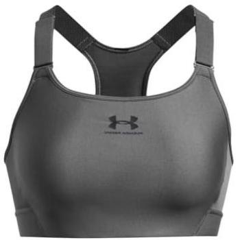 Sujetador deportivo Under Armour Heatgear High Support gris oscuro, Castlerock/Negro, talla S para mujer