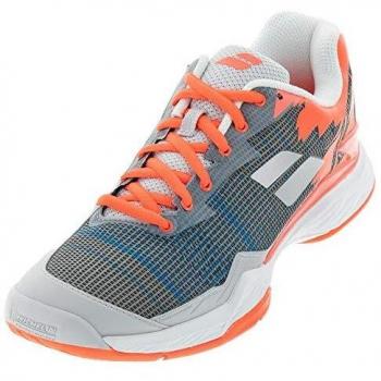 BABOLAT Jet Mach I All Court Men, Zapatillas de Tenis Hombre, Silver/Fluo Strike, 41 EU