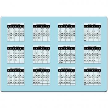 Luz azul - 2017 calendario grande