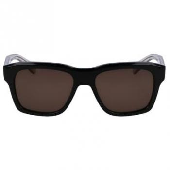 Ferragamo SF1087S Classic Black/Brown Rectangular Sunglasses - 56mm/58mm Size