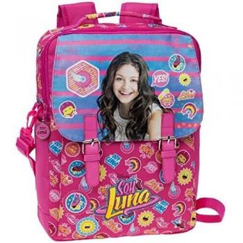 Disney Yo Soy Luna Mochila Escolar, 10.47 litros, Color Rosa