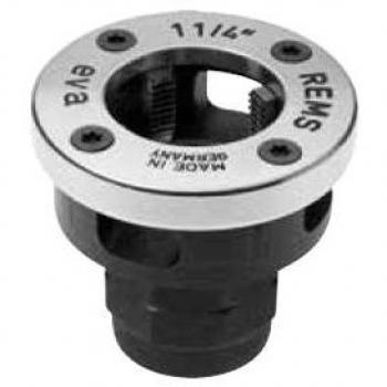 Cabezal de roscar REMS R 1 con cambio rápido y fileteado ISO 7-1