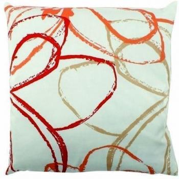 Home Fashion 66964-177 Zaira - Funda para cojín, fabricada en tela, 50 x 50 cm, color naranja