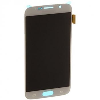 Pantalla LCD Original Samsung Galaxy S6 + Protector de Vidrio - Blanco