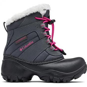 Botas de Nieve Columbia Rope Tow III Waterproof gris rosa infantil - 30 EU