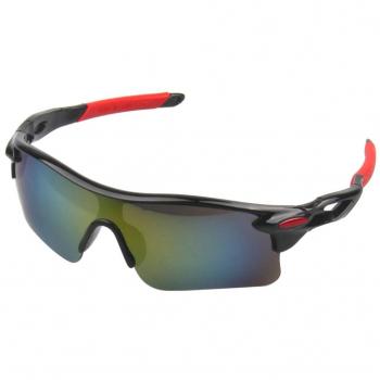 1ps Hombres Mujeres Ciclismo Gafas Deportes al aire libre resistente al viento, Bright black gold mercury