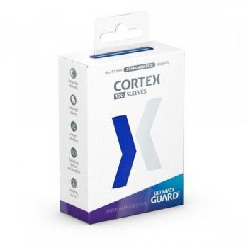 Fundas ULTIMATE GUARD Cortex (100) - Paquete de 100 fundas para cartas tamaño estándar, color azul