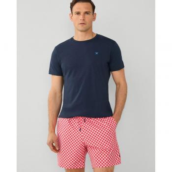 Bañador Bermuda Tile 3D naranja Hackett London para hombre