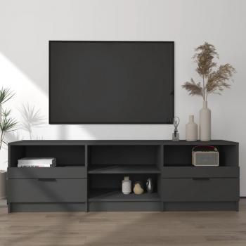 Mueble para TV vidaXL de madera contrachapada negro 150x33,5x45 cm