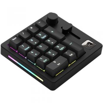 Teclado Numérico Mecánico Glorious GMMK Inalámbrico - Interruptores Fox - Negro