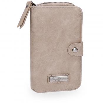 Pepe Jeans Croc Monedero, 16 cm, 0.56 Litros, Beige