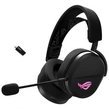 Auriculares Gaming ROG Pelta - Inalámbricos/Bluetooth y 2.4 GHz, Tecnología ROG SpeedNova, Iluminación Aura Sync RGB, Ligero, Drivers de 50mm