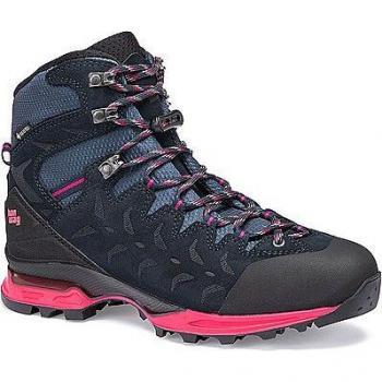 Botas de Senderismo para Mujer Hanwag Makra Trek Lady GTX Navy/Rosa, Talla 38
