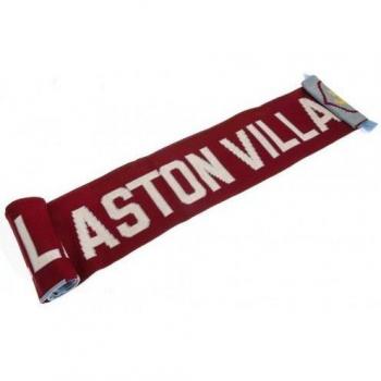 Bufanda de Invierno Aston Villa FC Claret Rojo/Azul Cielo One Size