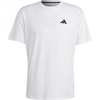 Adidas Essentials Men's Stretch Short Sleeve T-Shirt - White
