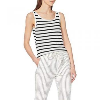 Only Onlwilma S/l Tank Top Jrs Noos Camiseta, Multicolor