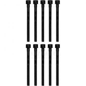 Juego de tornillos de culata REINZ 14-32378-01, incluye 10 tornillos de culata, fabricados en acero de alta resistencia, con recubrimiento anticorrosivo, diseño específico para motores diésel