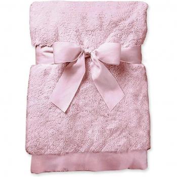 Bearington Baby Silky Soft Crib Blanket Pink by Bearington