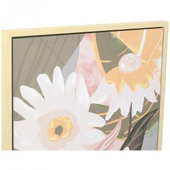Cuadro DKD Home Decor Flores Escandinavo (60 x 4 x 80 cm) - Pack de 2 Unidades