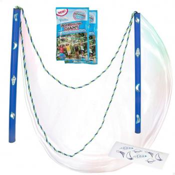 WOWmazing Giant Bubble Space Kit with 2 Concentrated Soap Packets